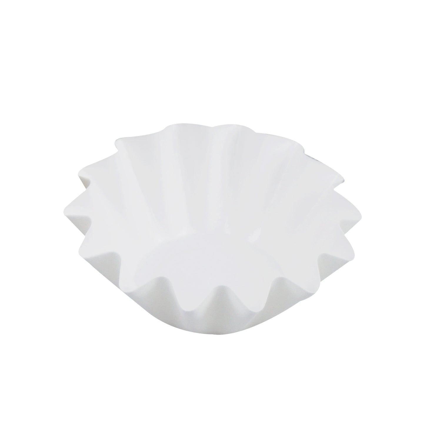 White Floret Card Paper Baking Cupcake Muffin Liners, Wrappers 50 Pcs