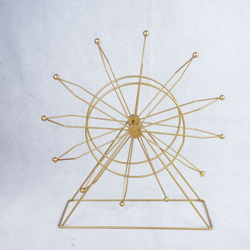 Ferris wheel Shape Iron Rotating Decoration Centrepiece Stand Large