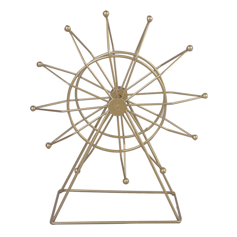 Ferris wheel Shape Iron Rotating Decoration Centrepiece Stand Small