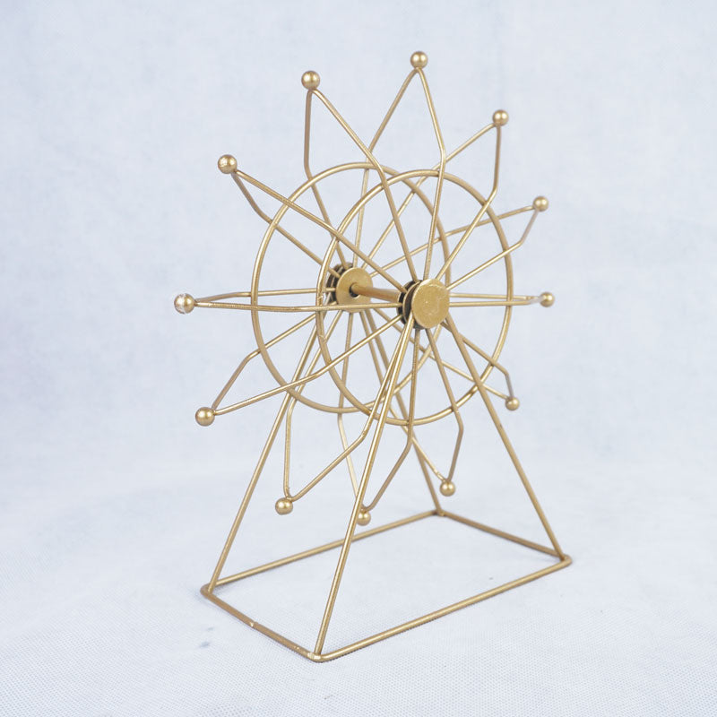 Ferris wheel Shape Iron Rotating Decoration Centrepiece Stand Small