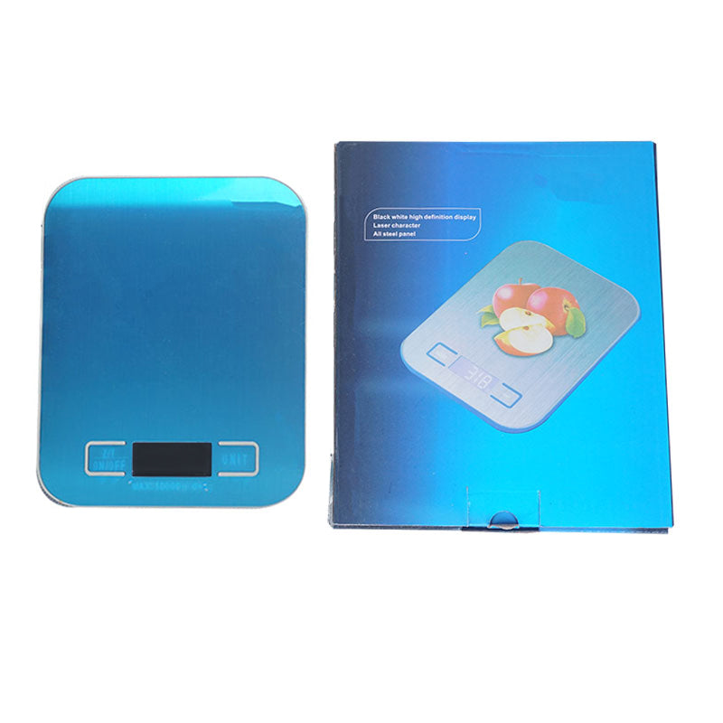 Electronic Digital Kitchen Scale Weighs Max 10kg, Measures in 3 Different Units