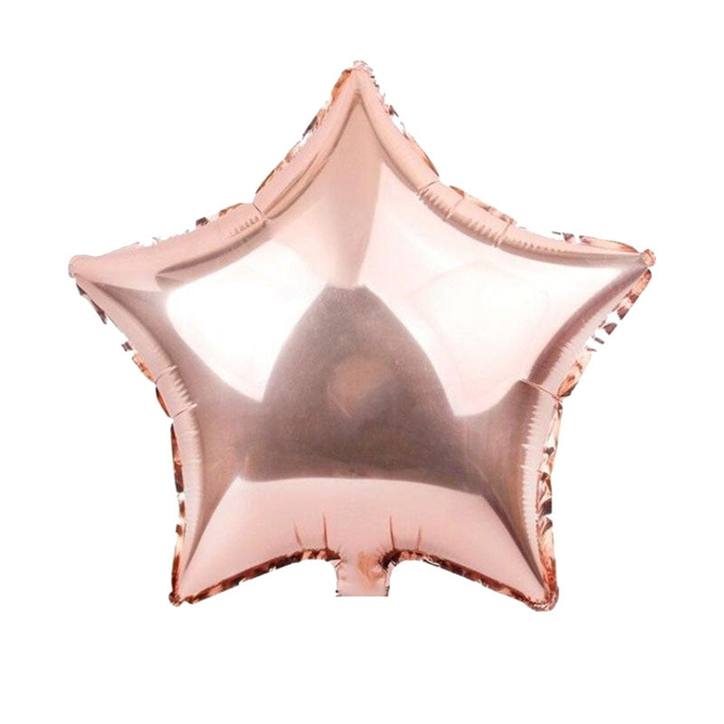 16 Inch Rose Gold Star Shape Foil Balloon For Party Decoration