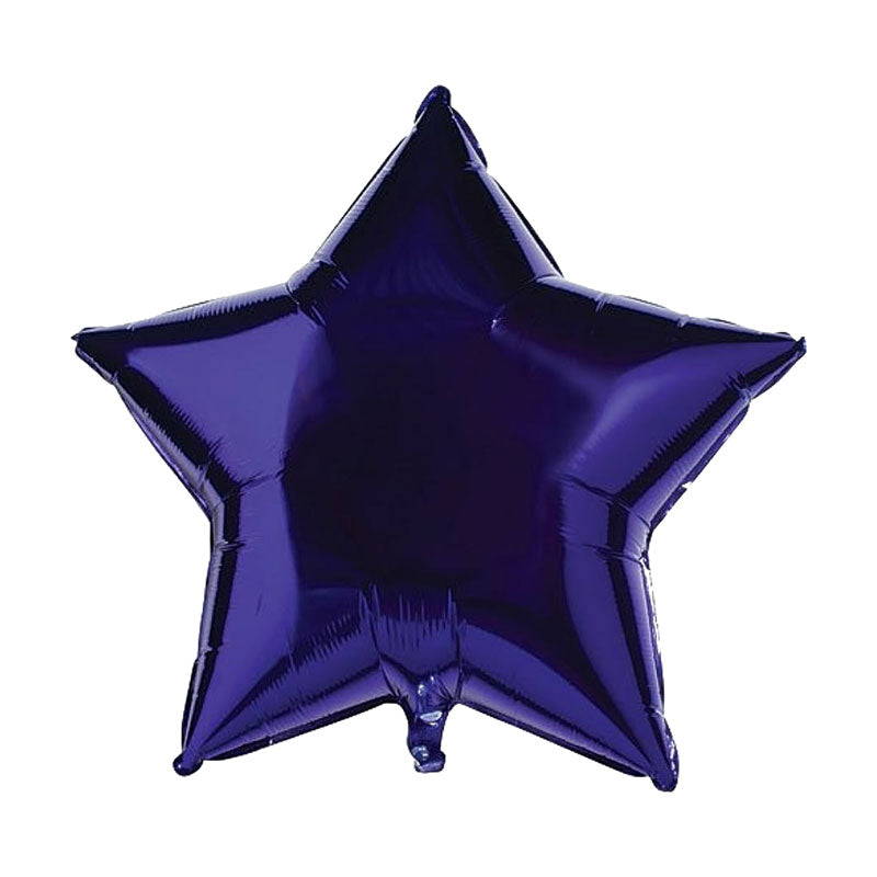 16 Inch Purple Star Shape Foil Balloon For Party Decoration