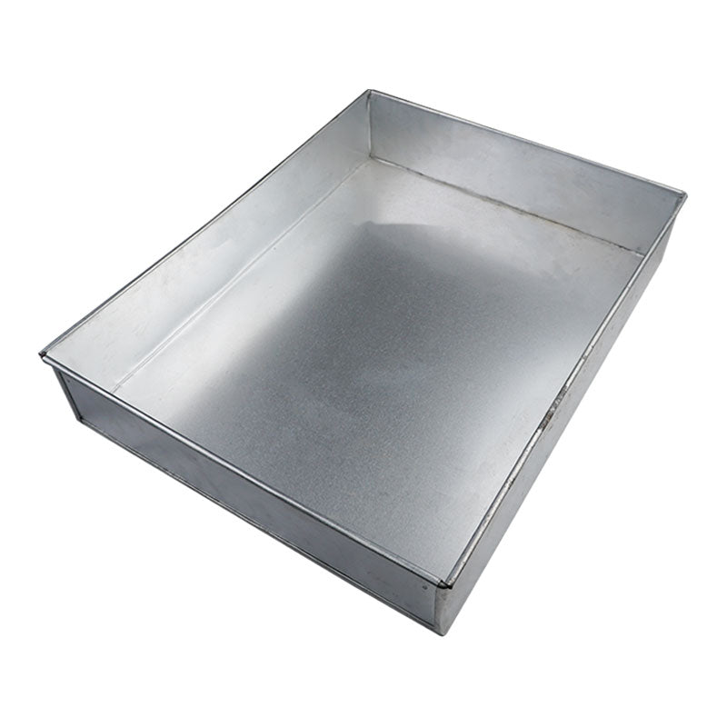 Rectangle Cake & Brownies Baking Tray Galvanized Steel 12 X 16 Inch