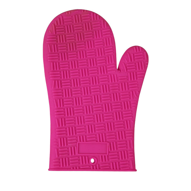 Silicone Oven Mitt Single 28cm Lines Design