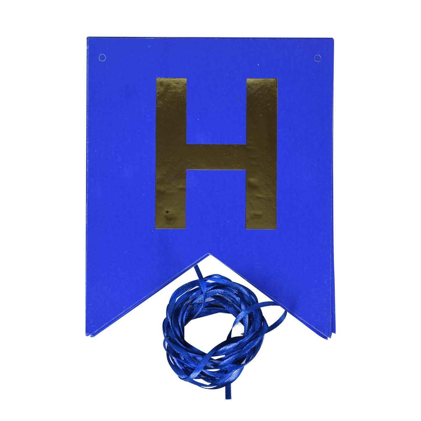 Happy Birthday Blue Bunting Banner For Birthday Party Decoration