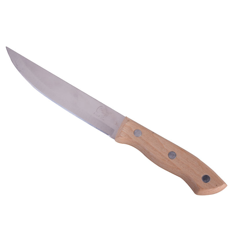 Stainless Steel Multi Purpose Kitchen Knife with Wood Handle 24cm