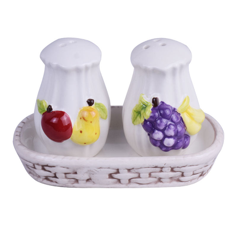 Fruit salt deals and pepper shakers