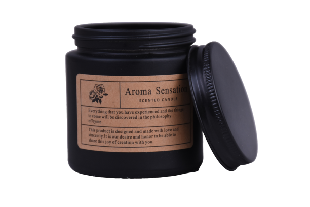 Delicate Aroma Sensation Scented Candle With Glass Jar 6.5 cm