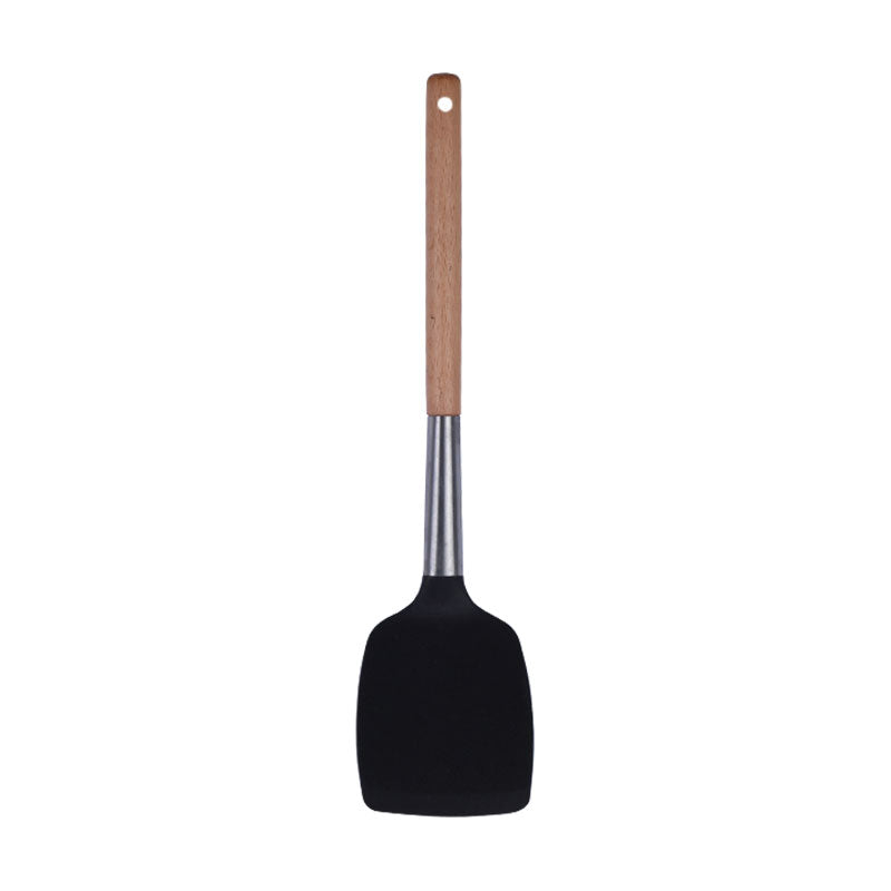 Spatula Turner Plastic With Wooden Handle