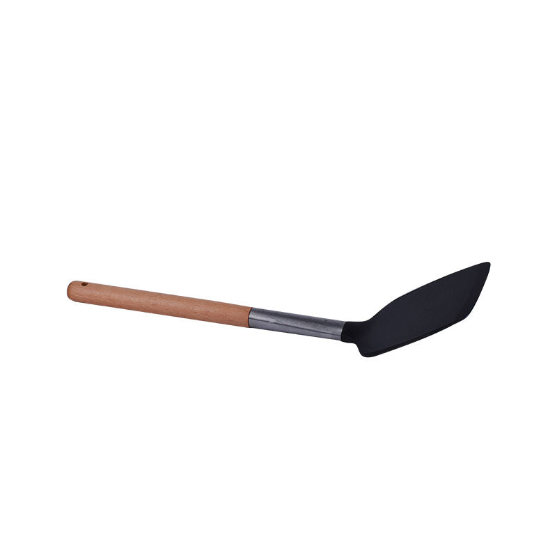 Spatula Turner Plastic With Wooden Handle