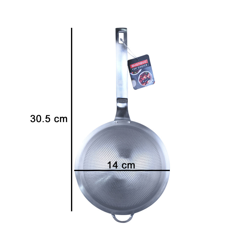 Shengya Stainless Steel Frying Skimmer Strainer 30.5cm