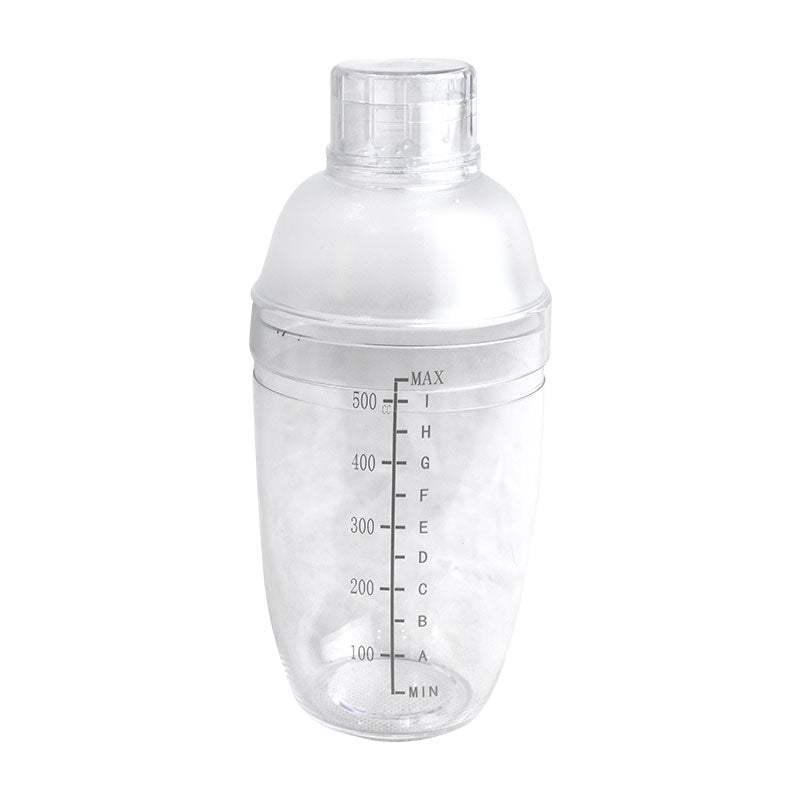 Transparent Cocktail Shaker Plastic 530ml