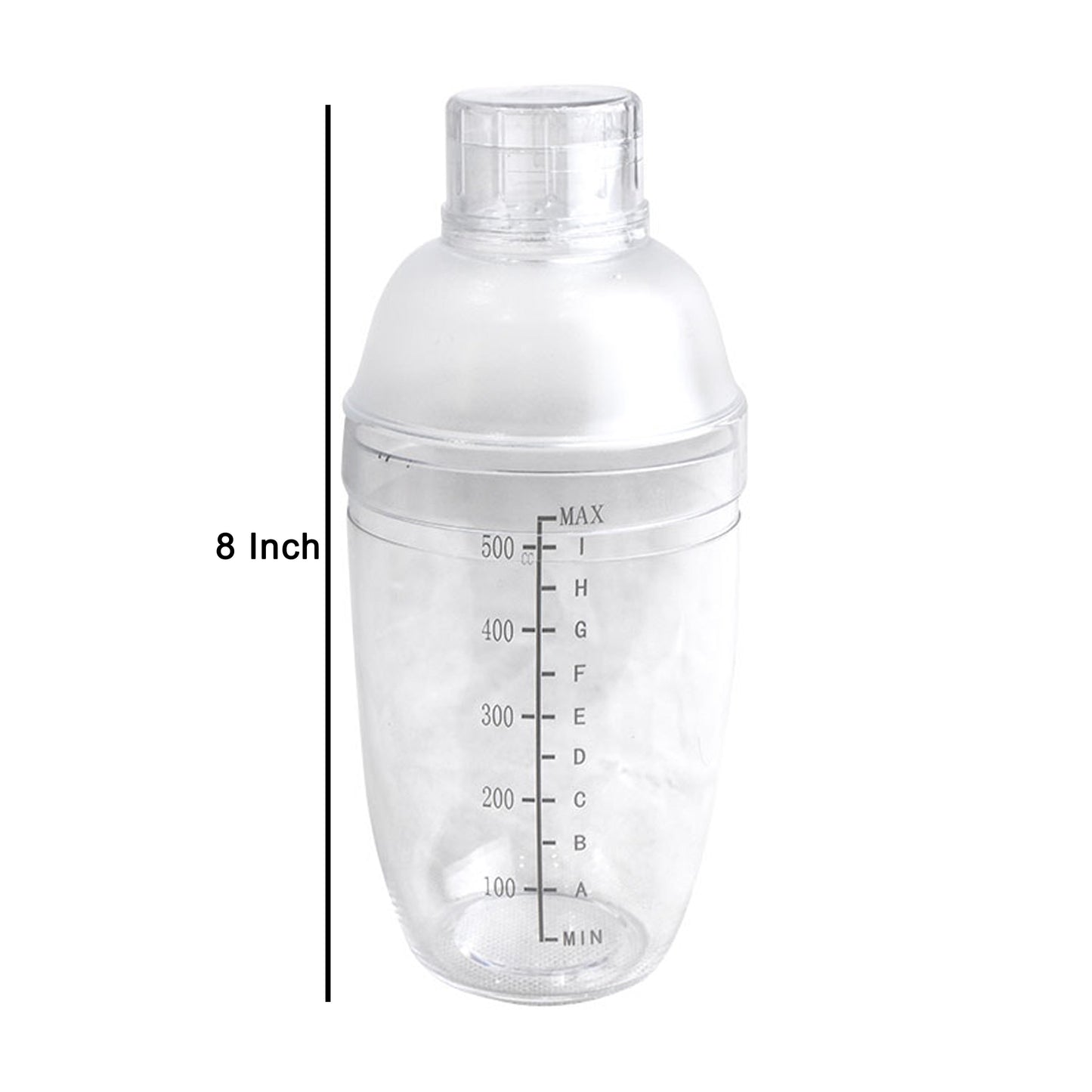 Transparent Cocktail Shaker Plastic 530ml