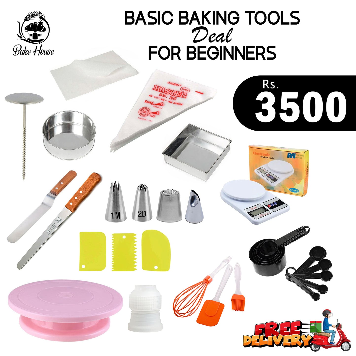 Basic Baking Tools Deal For Beginners (Deal #3)