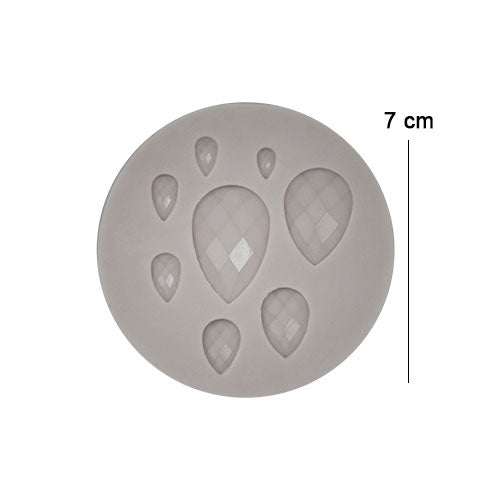 Diamond Shape Silicone Mold 8 Cavity