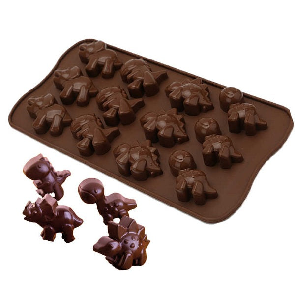 Dinosaur Silicone Chocolate Mold 12 Cavity
