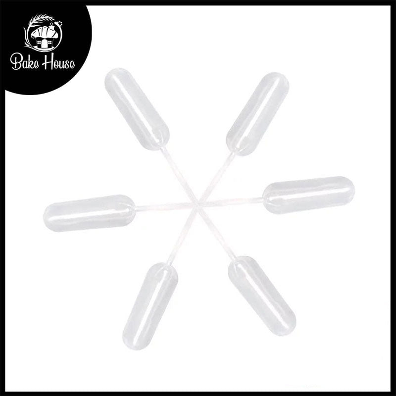 Disposable Oval Squeeze Dropper Pipette 50Pcs Pack