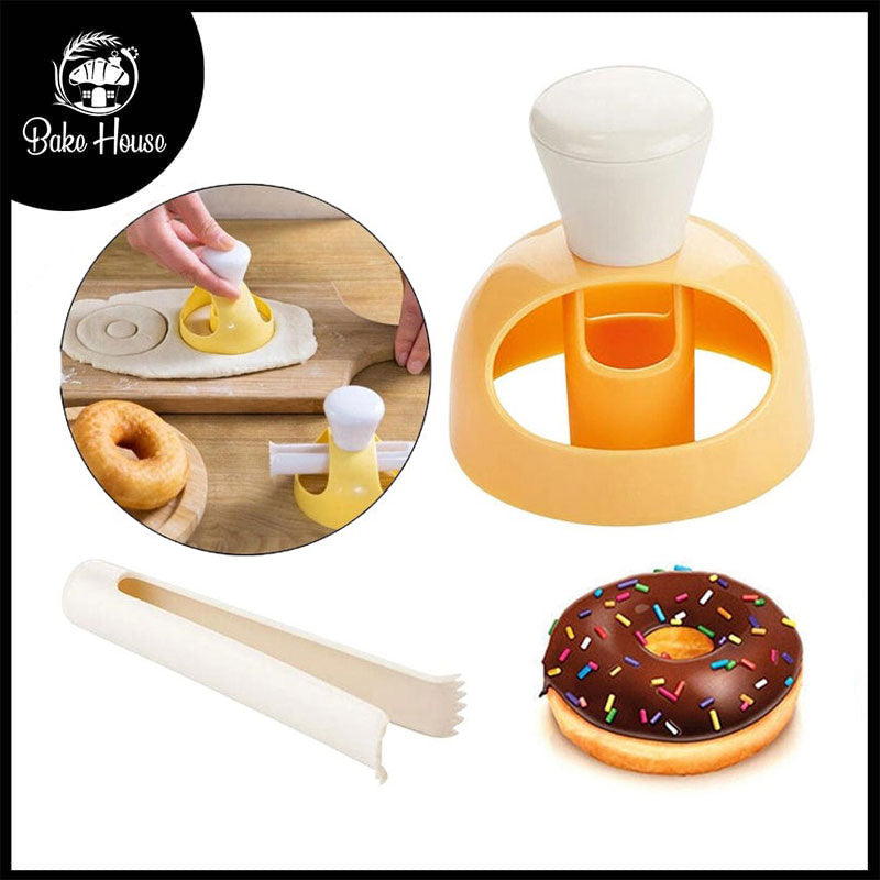 Donut Cutter Plastic With Tong