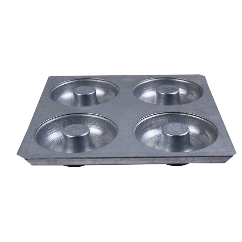 Donut Making Tray Silver 4 Cavity