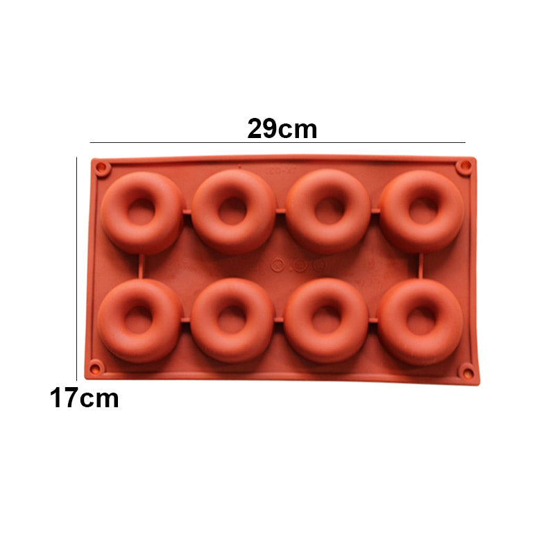 Donut Shape Silicone Mold (8 Cavity)