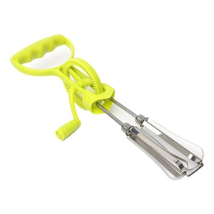 Double Egg Beater Stainless Steel With Plastic Handle
