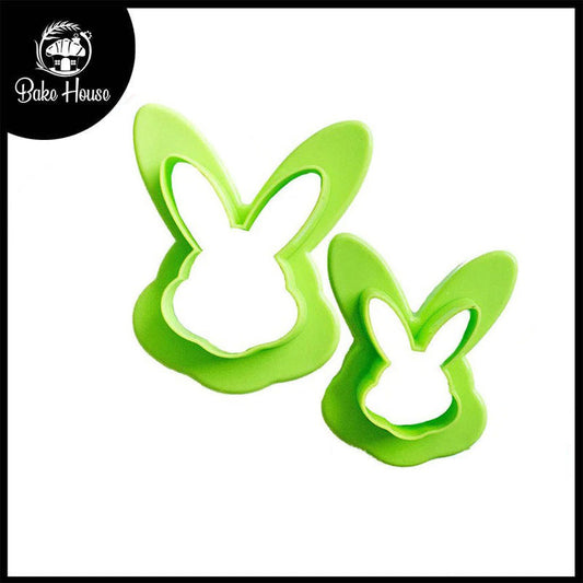 Double Sided Cookie Cutter Plastic 3Pcs Set Rabbit