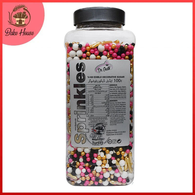 Dr. Gusto Edible Decorative Sugar Sprinkles 1000g (Design 4)