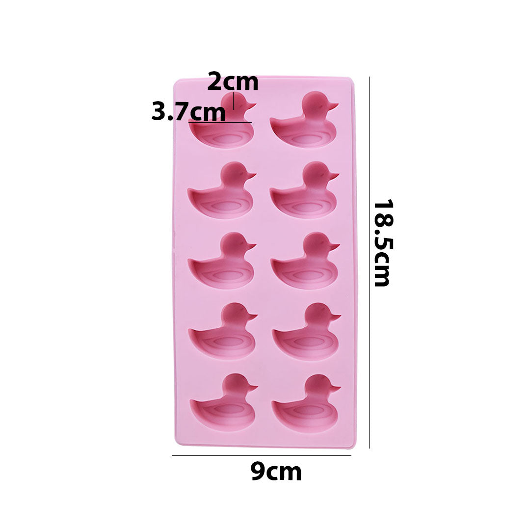 Duck Silicone Chocolate & Jelly Mold 10 Cavity