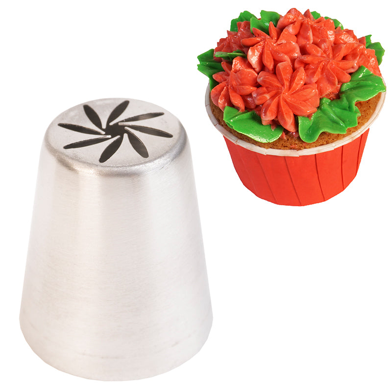 E27 Russian Flower Icing Nozzle Stainless Steel