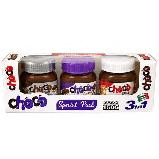 Milkyz Food Mini Choco Spread Special Eidi Pack 50g Jar 3Pcs