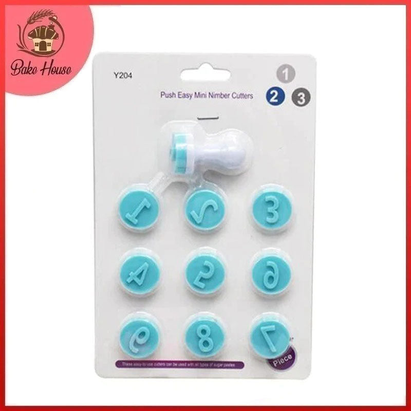 Easy Mini Push Number Stamp Plastic