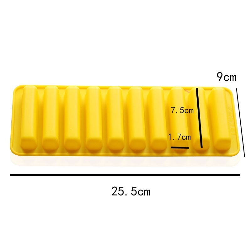 Eclair Mold Silicone 10 Cavity Best For Baking