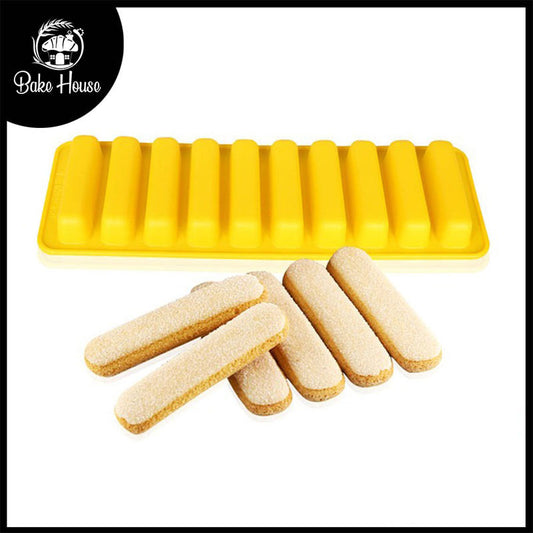 Eclair Mold Silicone 10 Cavity Best For Baking