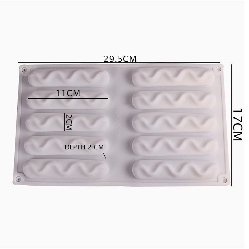 Bar Silicone Baking Mold 8 Cavity