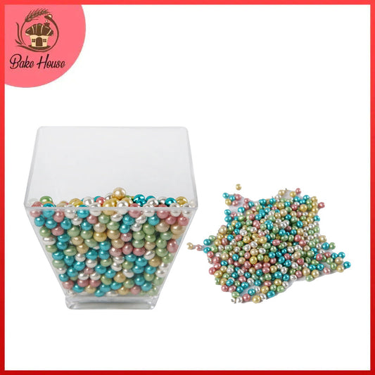 Edible Cake Decorating Pearls ColorFull  30g Pack (Medium)