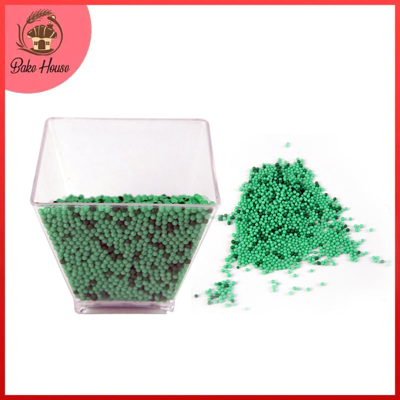 Edible Cake Decorating Pearls Green and Black 30g Pack