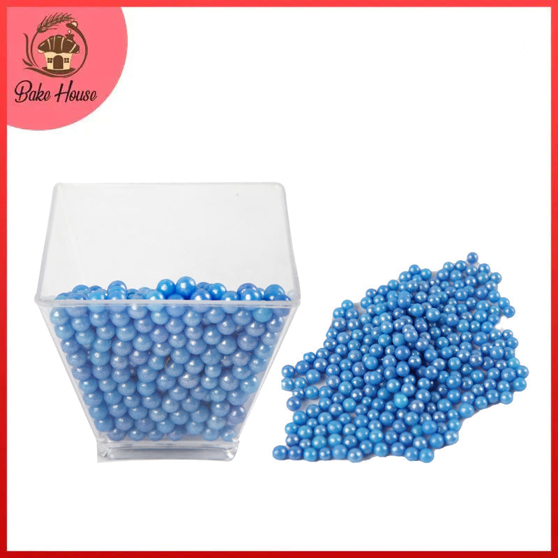 Edible Cake Decorating Pearls Navy Blue 30g Pack