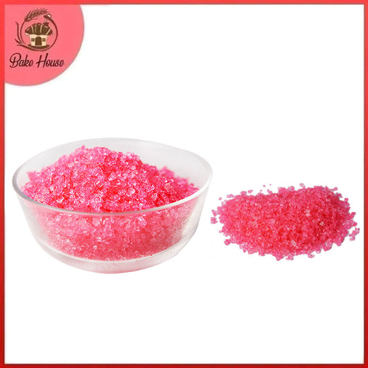 Edible Cake Decorating Sugar Sprinkle 250gm Pack (Pink)