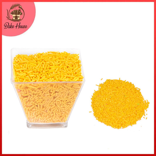 Edible Cake Decorating Vermicelli 1Kg Pack (Yellow)