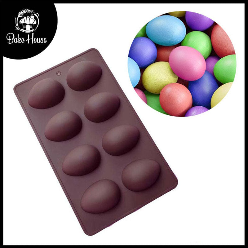 Egg Shape Silicone Mold 8 Cavity