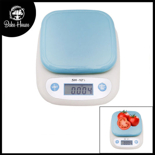 Electronic Digital Kitchen Scale (SH-125) -Weight Max 7kg, Measures in 4 Different Units