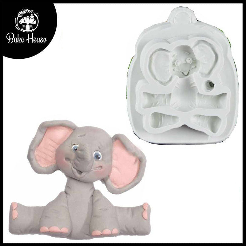 Elephant Silicone Fondant & Chocolate Mold