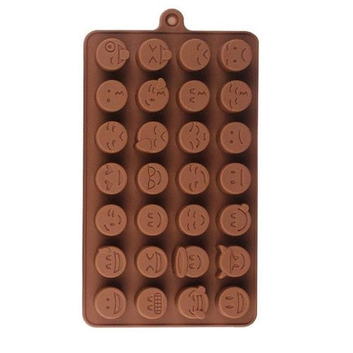Emoji Silicone Chocolate Mold 28 Cavity