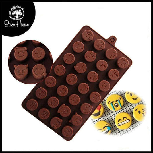 Emoji Silicone Chocolate Mold 28 Cavity