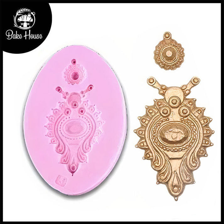 European Gems Silicone Fondant Mold 2 Cavity