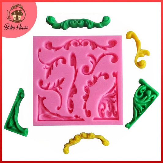 European Rome Palace Style Relief Lace Cake Border Fondant Mold