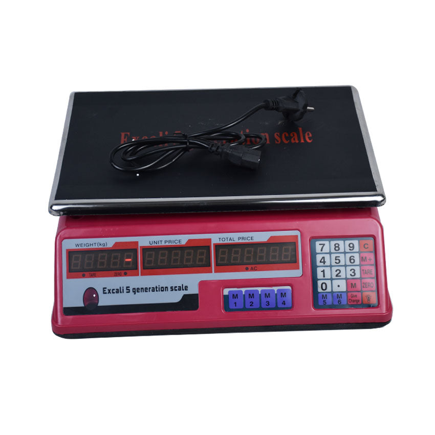 Excali Digital Weight & Price Computing Scale Max 39kg – Bake House - The  Baking Treasure