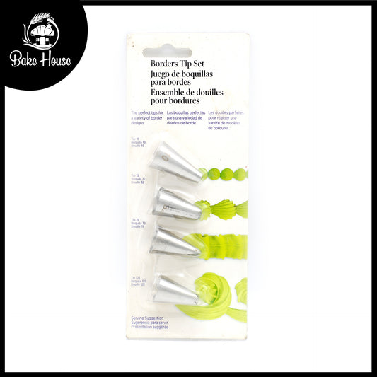 Tip (10,32,70,105) Icing Nozzle 4 Pcs Set
