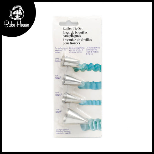 Tip (100,86,102,125) Icing Nozzle 4 Pcs Set